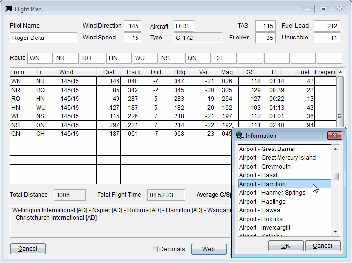 Datahawk Software - Flight School System Flight Planning ...