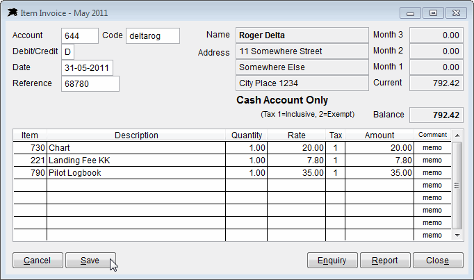 mobile invoicing with inventory